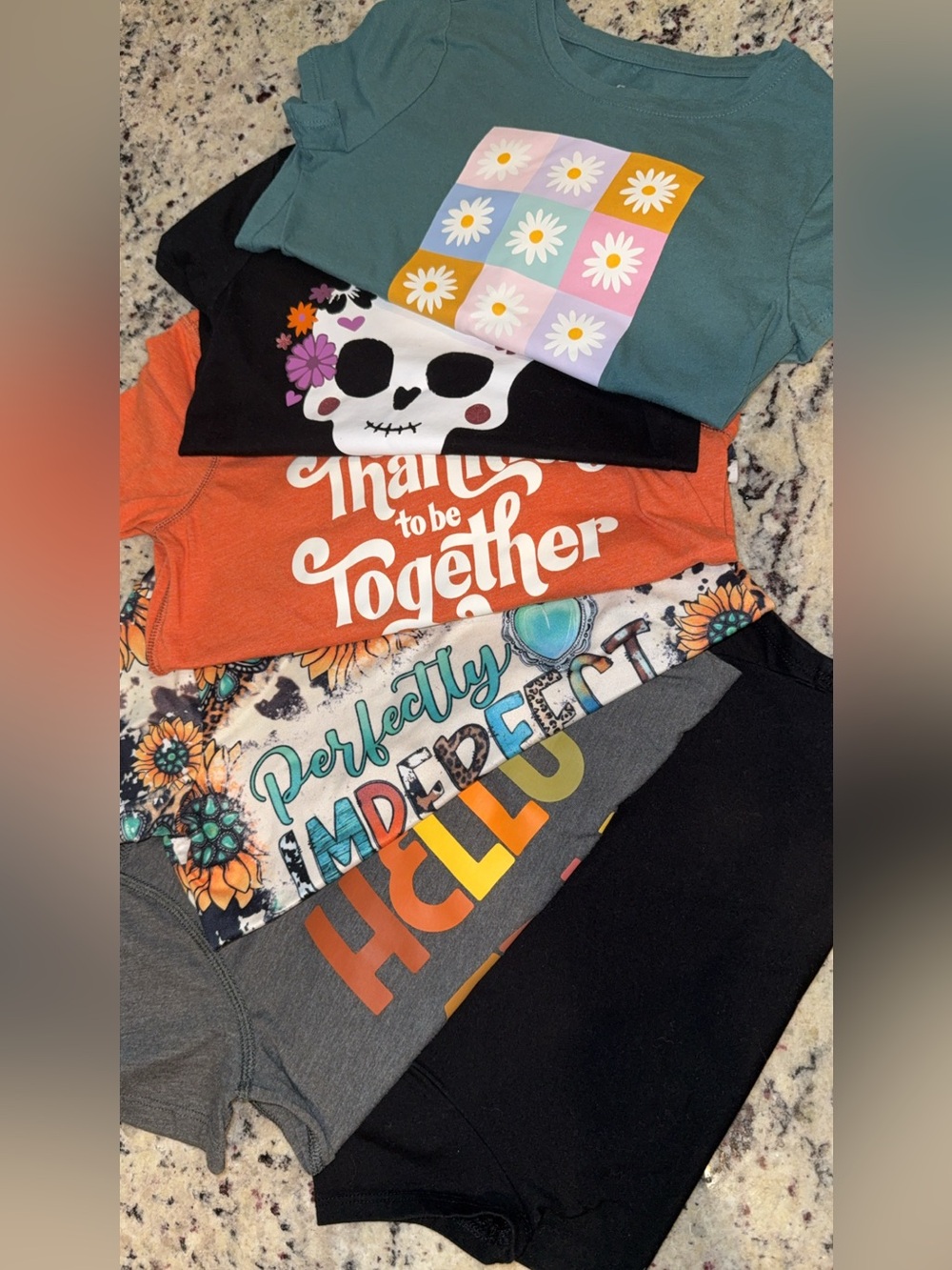 Kids Graphic Tee Bundle - Multi-Color Fun Prints